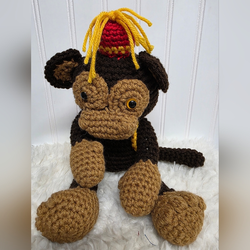 Chump The Chimp Crochet Plush